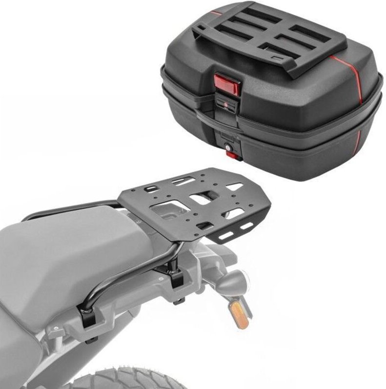 Topcase + Halterung - DK45 - 45 Liter - Verriegelbar - Kompatibel mit Pan America 1250