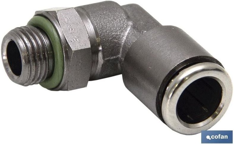 Tee T-12 R-1/4 drehbarer zylindrischer Außenwinkel