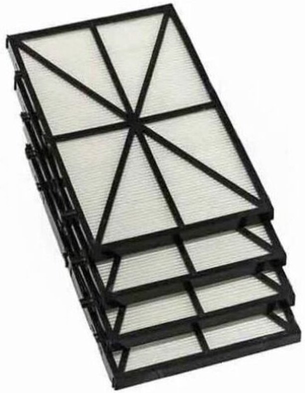 Vtizikl Être applicable Lot de 4 Panneaux Filtres pour Robot Tiger Shark - RCX70101PAK2 - Noir Accessoire pour robot de ...