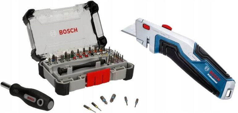 Thumbnail - Bosch Precision Bit-Set.42 tlg. + Universal Teppichmesser