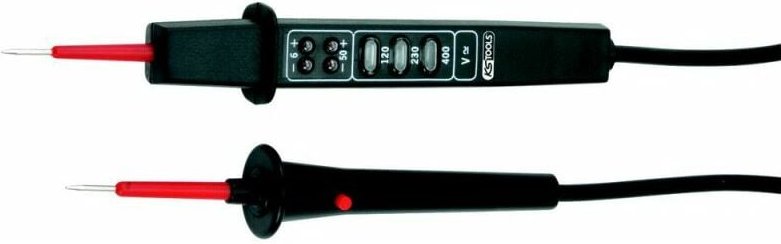 KS Tools Polaritäts- und Spannungsprüfer mit Schutzisolierung 6-400 V - 550.1501