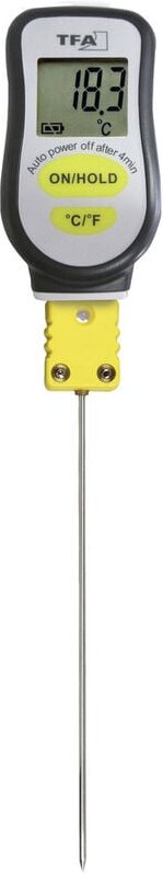 Einstichthermometer Messbereich Temperatur -20 bis 300 °c Fühler-Typ k sekundenschnel - Tfa Dostmann