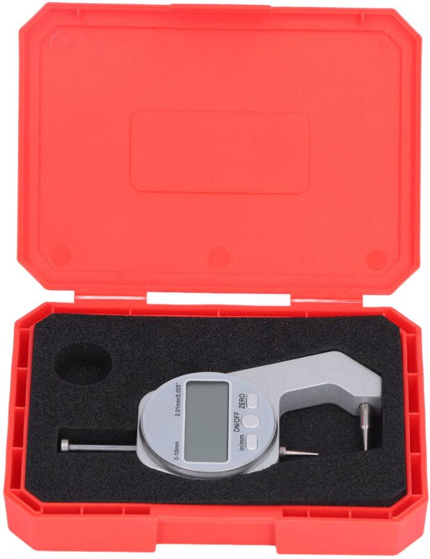 Dickeanzeige 0–10 mm Bereich lcd -Bildschirm Digitale Anzeige gebogener Tipp Mini - Eosnow