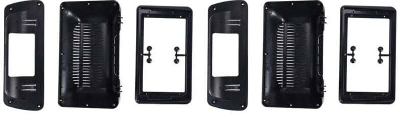 Set aus 2 9-Zoll-Android-Navigationsbildschirmen, großem Bildschirm, Rahmen, Armaturenbrett, universeller DVD-Umrüstung ...