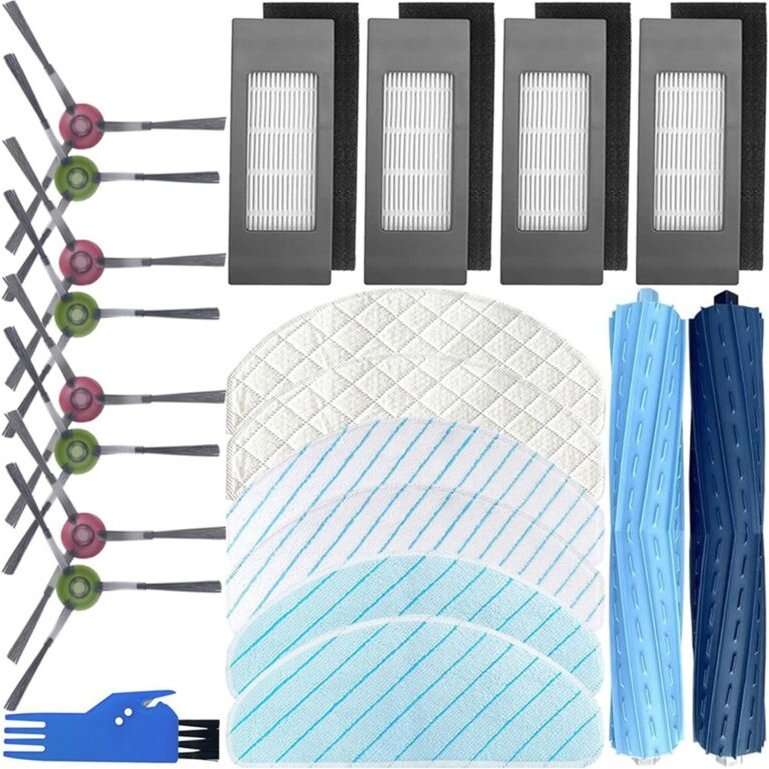 Ersatzteilset Zubehör für Ozmo T9 + Staubsauger Robot2 Hauptbürste/Rollbürste