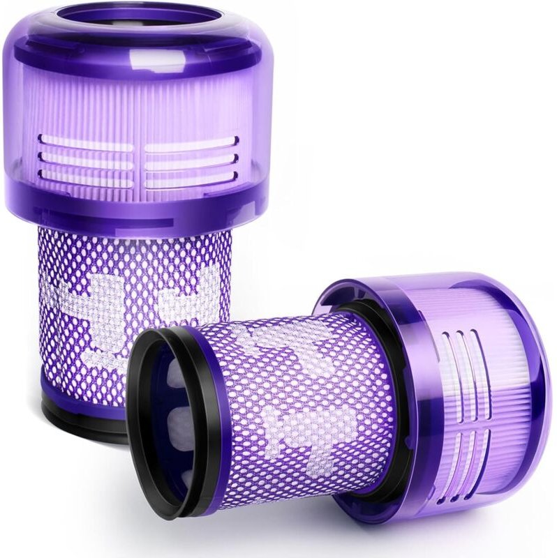 2 Stück V12 Filter Ersatzfilter für Dyson V12 Detect Slim Absolute Extra Staubsauger, Teilenummer 971517-01