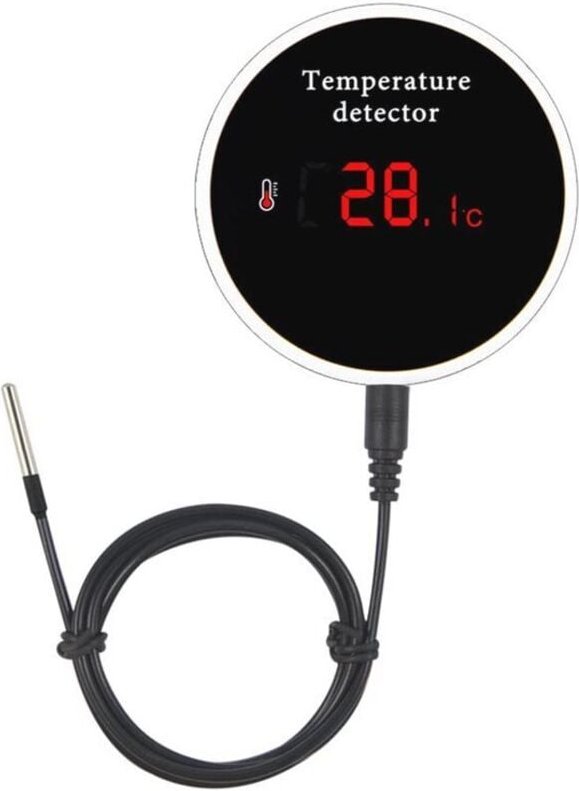 Intelligenter WLAN-Temperatursensor mit Digitalanzeige und Alarmfunktion für Gefrier- und Kühlgeräte