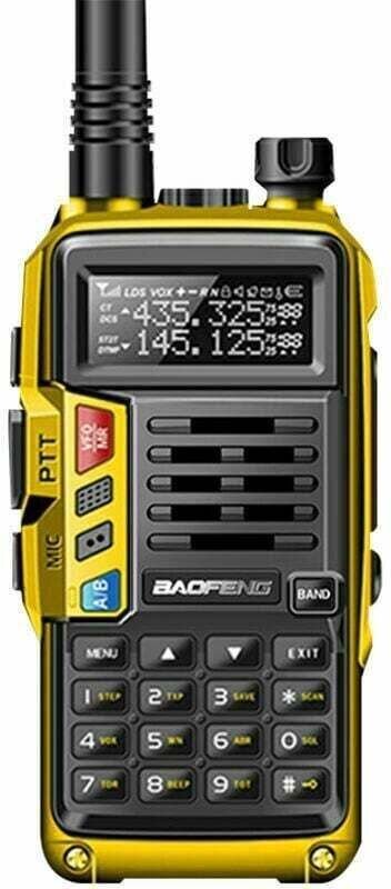 Talkie-walkie portable bi-bande UV-S9, 10 W, radio amateur, 2 antennes, portée de 10 km, activation vocale VOX, 128 cana...