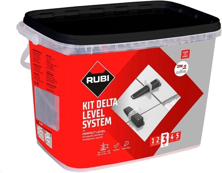 Rubi - Delta Level System Kit 1 mm (3–12 mm) R3956