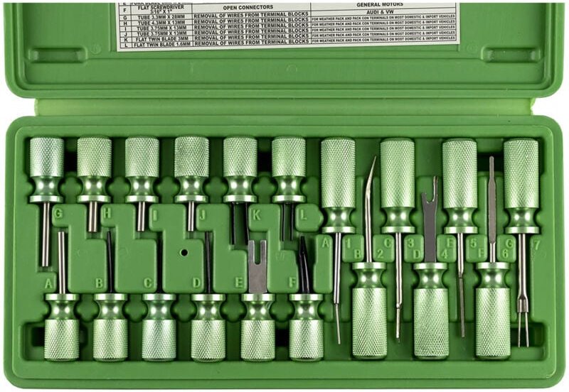 JBM - set mit 19 klemmenabziehern 53391