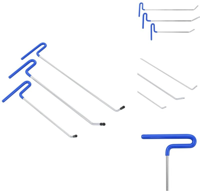 3-tlg. Ausbeulwerkzeug-Set - Dellen Reparatur - Ausbeuler - Autolackschutz - Lackfreie Reparatur - Karosserieaufbereitun...