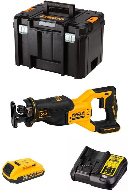 Säbelsäge DeWALT DCS382D1T (1 x 2,0 Ah + DCB107 + TSTAK VI)