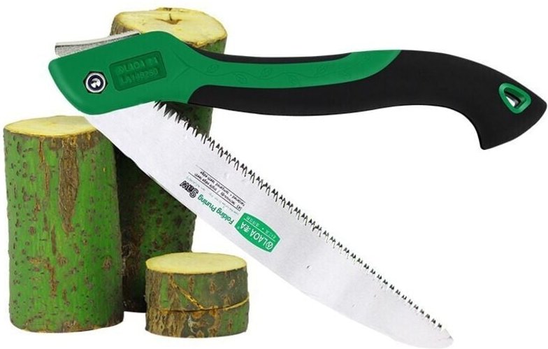 Schnell zusammenklappbare Handsäge – verstellbarer Winkel – 250-mm-Sägeblatt – Präzisionszähne (12T)