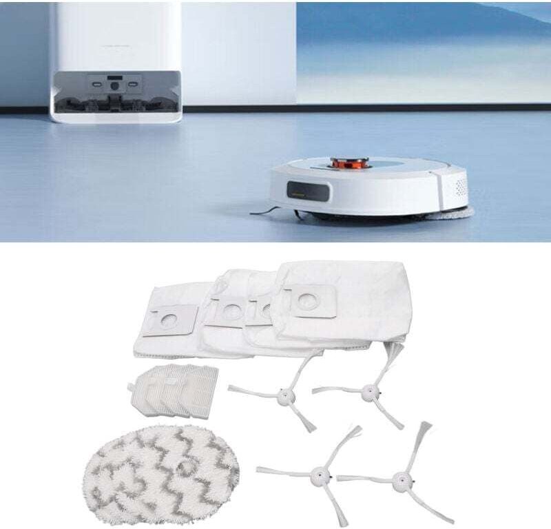 Staubbeutel, Filter, Tuch, Seitenbürste, Zubehör für den Roidmi EVA SDJ06RM Saugroboter