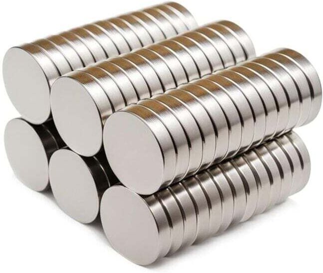 Neodym-Magnet, 50 Stück, 10 2 mm, Premium-Magnete, ideal für Kühlschrank, interaktives Whiteboard, magnetische Oberfläch...