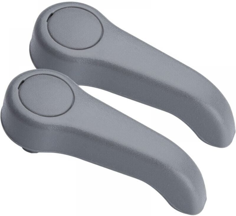 Satz mit 2 grauen Vordersitzverstellgriffen für Renault Clio 2 Twingo 1 7701209658 7701470827