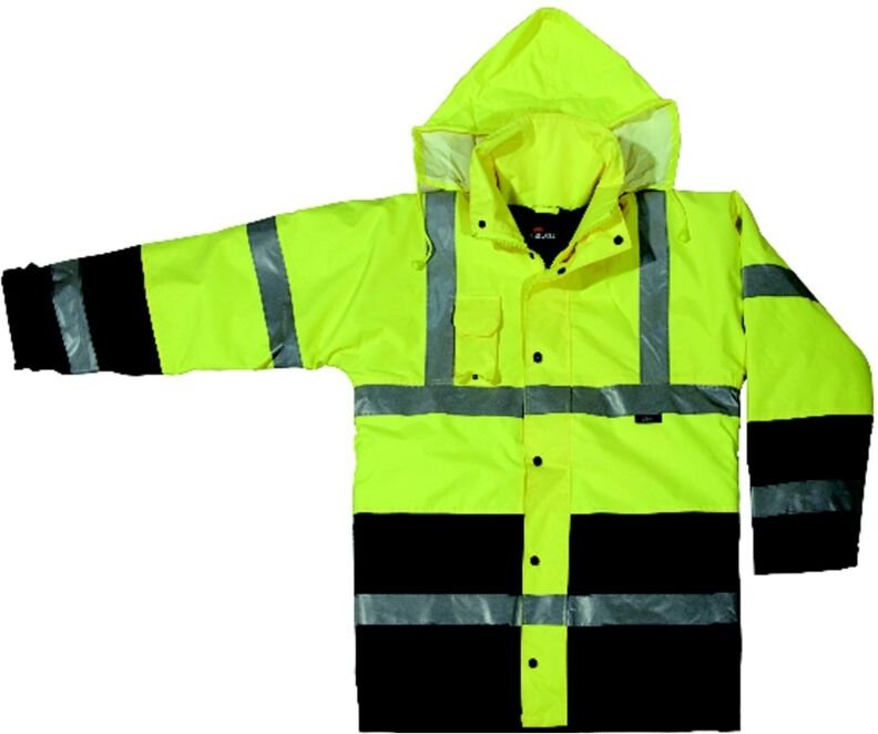 Vizwell Warnschutz-Parka VW05 Gr. M gelb/marineblau