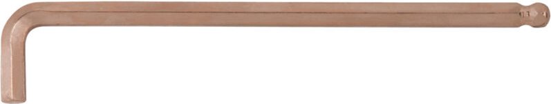 Lange männliche Schlüssel mit kugelförmigem Kopf BERYLLIUMplus 3 mm, 126 mm