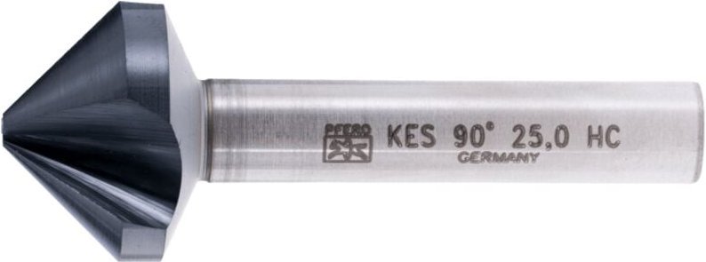 Hss Kegel-und Entgratsenker 90° ø 25 mm Schaft-Ø 10mm din 335 c hicoat beschichtet - Pferd