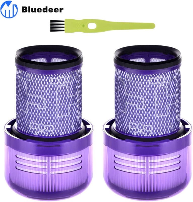 V12 2er-Pack Filter für Dyson V12 Detect Slim Absolute Extra Staubsauger Ersatzfilter für Dyson V12 Slim Motorhead Kompl...