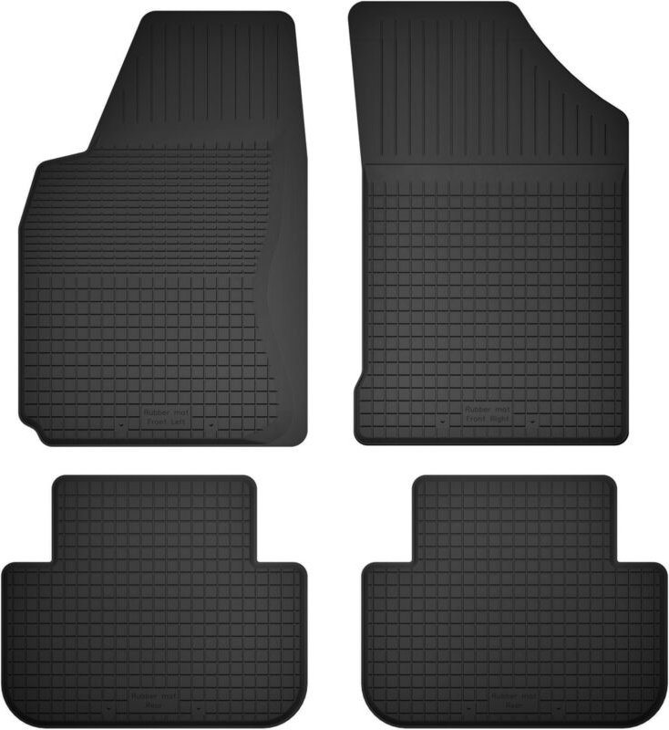 Gummi-Automatten, 4er-Set, Universalmodell: Renault Megane I Limousine, Classic, Fließheck, Grand Tourer, Kombi (1995-20...