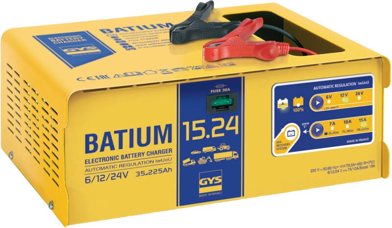 GYS BATIUM 15.24 024526 Automatikladegerät 6 V, 12 V, 24 V 22 A 22 A
