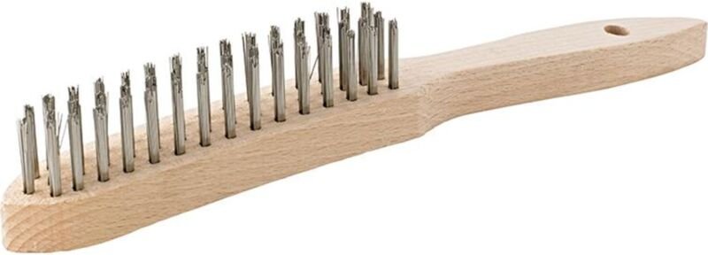 Drahtbürste Inox-Draht 2rhg. Fortis