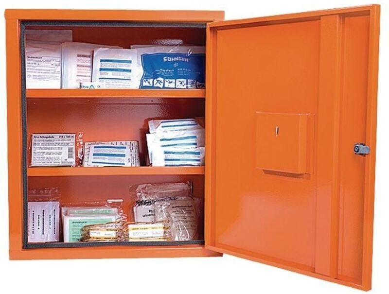 Söhngen - Verbandschrank Juniorsafe 1-türig ohne Inhalt, mit Sicherheitsschloss