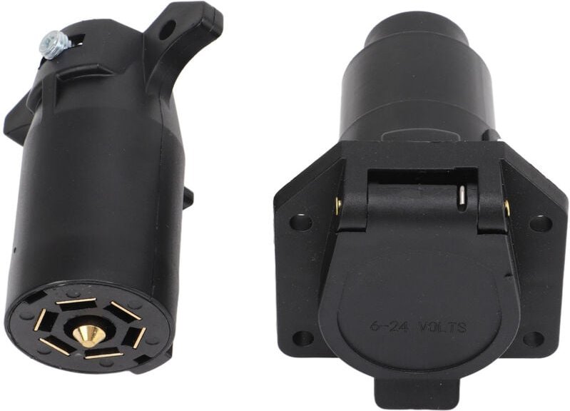 7-poliger runder Anhänger-Verkabelungsstecker, weiblicher Kabelbaum.