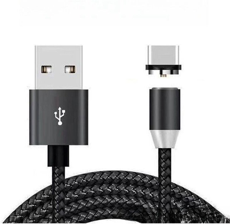 Tlily - USB-Magnetladekabel, Magnetisches Ladekabel, TelefonladegeräT mit 540°-Drehung (6,6 Fuß)