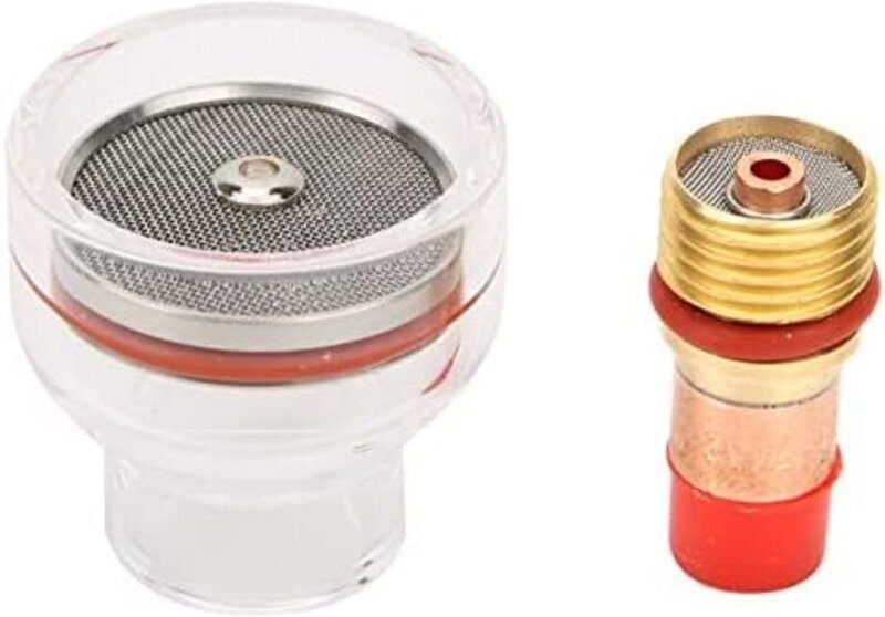 WP-Brenner-Set, WIG-Brenner-Set, WIG-Brenner-Gaslinsen-Spannzangen-Glasbecher-Zubehör für WIG-17/18/26 (1,6 mm), WIG-Sch...