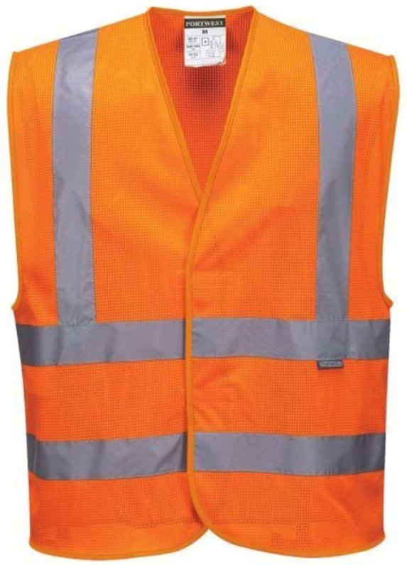 Weste HV Strick Orange 2XL/3XL