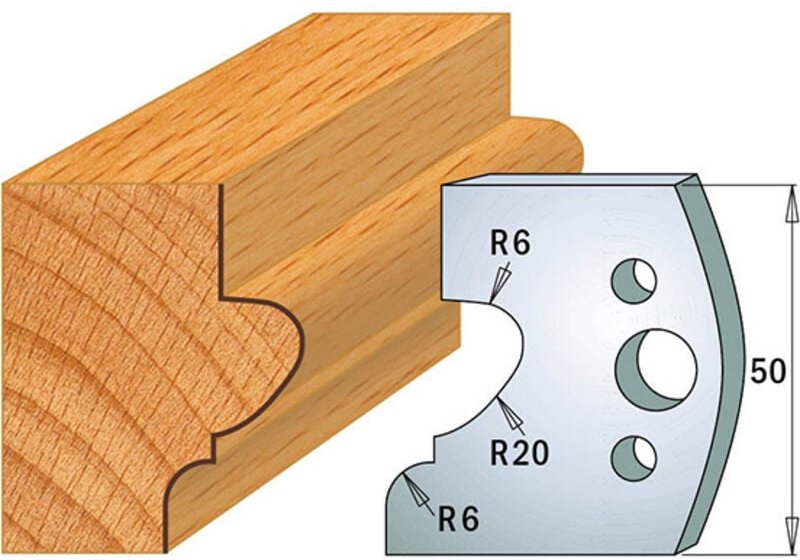 691.505 Paar Abweiser 50x4mm