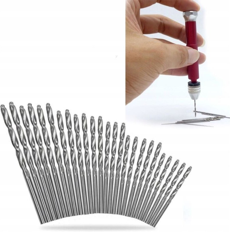 Rosfix Set mit 25 Mini-Bohrern