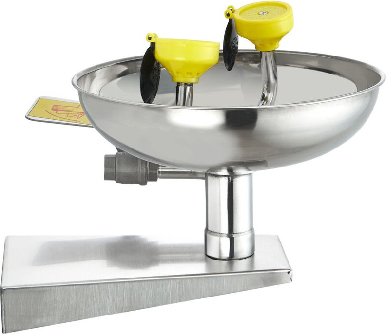 Mophorn Augenspülstation 27 cm, wandmontierte Augendusche aus Edelstahl, Notfallwaschbecken 410x330x240 mm, Augenreinigu...