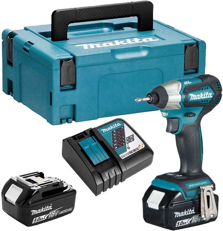 Schlagschrauber 18V Li-Ion lxt 140Nm (2x5,0 Ah) in makpac Makita DTD155RTJ