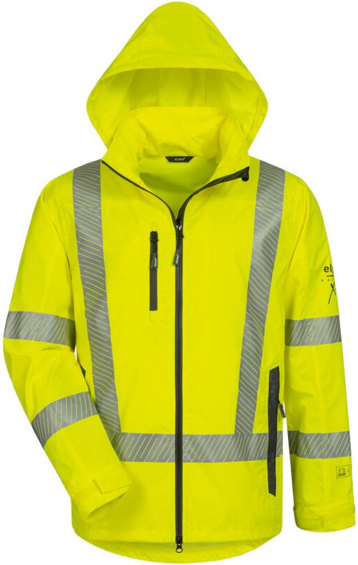 Gr .S (46/48) FARLAN WARNSCHUTZ-REGENJACKE gelb FARLAN HIGH VISIBILITY RAIN