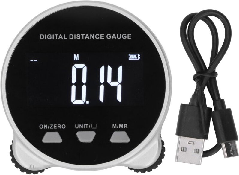 Eosnow Rolllineal mit Digitalanzeige, 199,999 m, Halbleiter-Mikroprozessor, elektronisches Rolllineal für Messungen
