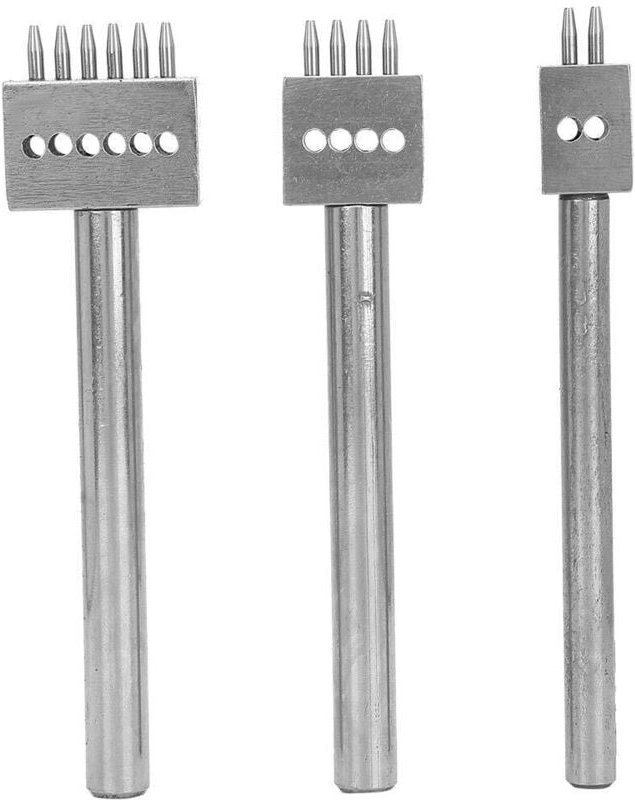 Lederlochwerkzeug-Set (3-teilig): 2/4/6 mm Gürtellocher