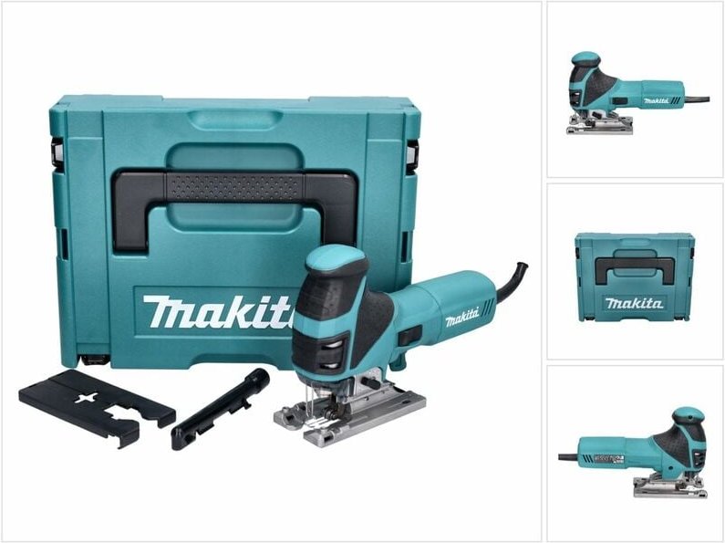 Makita - 4351 fctj Pendelhubstichsäge 720W + 6 tlg. Sägeblattset + Makpac