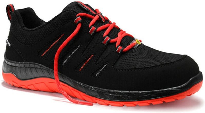 Elten Gmbh - elten Sicherheitsschuh maddox black-red Low esd S3 Arbeitsschuh mit Stahlkappe, Größe: 37