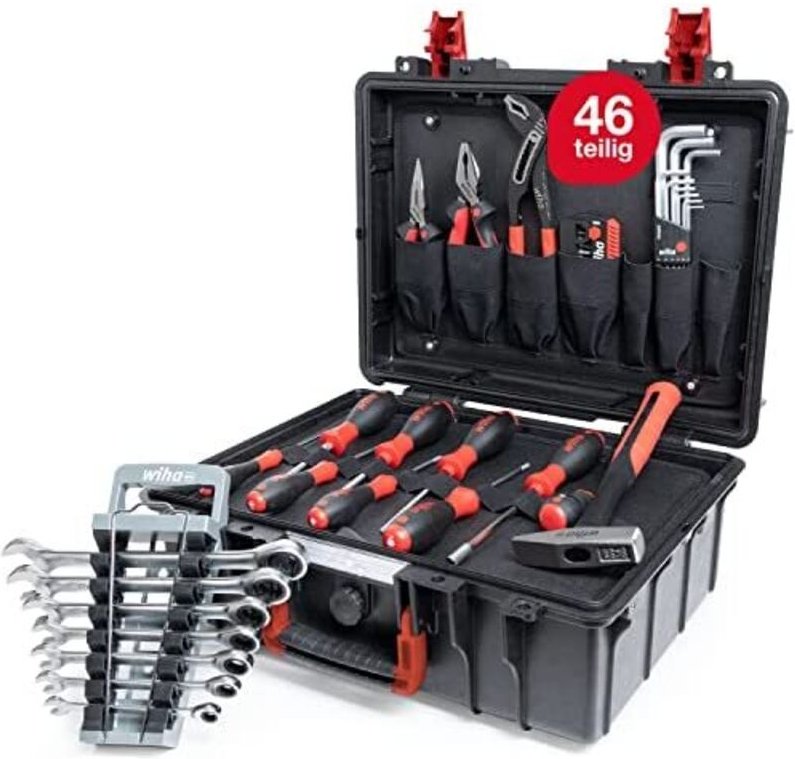Werkzeugsortiment Basic Set L mechanic 46-teilig im Schutzkoffer