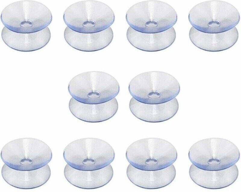 Doppelseitige Saugnäpfe, kompatibel mit Glastischplatten, Triomphe Set mit 10 hakenlosen Saugnäpfen für multifunktionale...