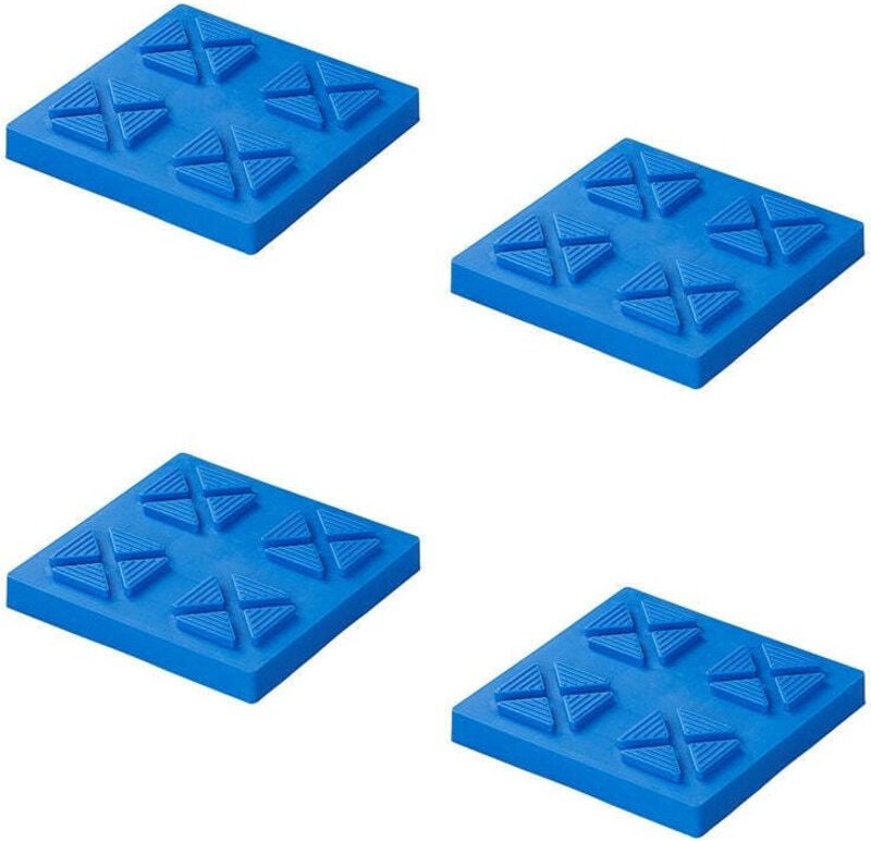 Eckstutzplatten stapelbar 21x21x33cm - set a 4 stuck