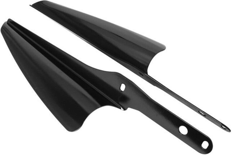 Luftabweiser für Gabel kompatibel mit Harley Davidson Street Glide Special 15-23 Gabelabweiser Craftride GW1 schwarz