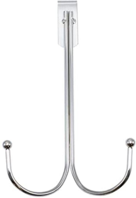 Einfacher Türhaken, keine Montage erforderlich, Kleiderhaken für die Türrückseite, nahtlose Bad-/Küchenablage, doppelter...
