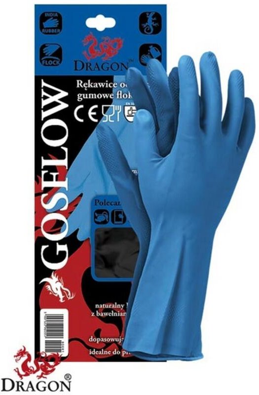 Latex-Gummihandschuhe für Arbeiten mit Lebensmitteln und Chemie L