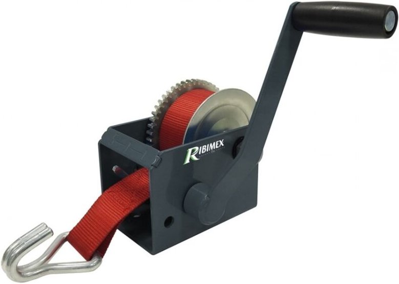 900 kg handbetriebene winde mit gurt - Ribimex - PRTRM900SPRO