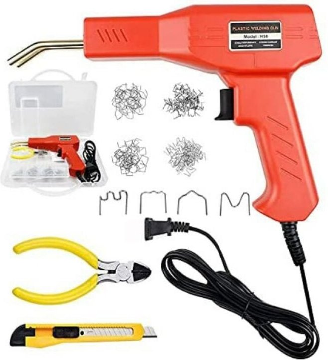 Kunststoff-Schweißpistolen-Set, 220 v, Heißhefter, 50 w, Kunststoff-Schweißpistolen-Maschine, Auto-Stoßstangen-Reparatur...