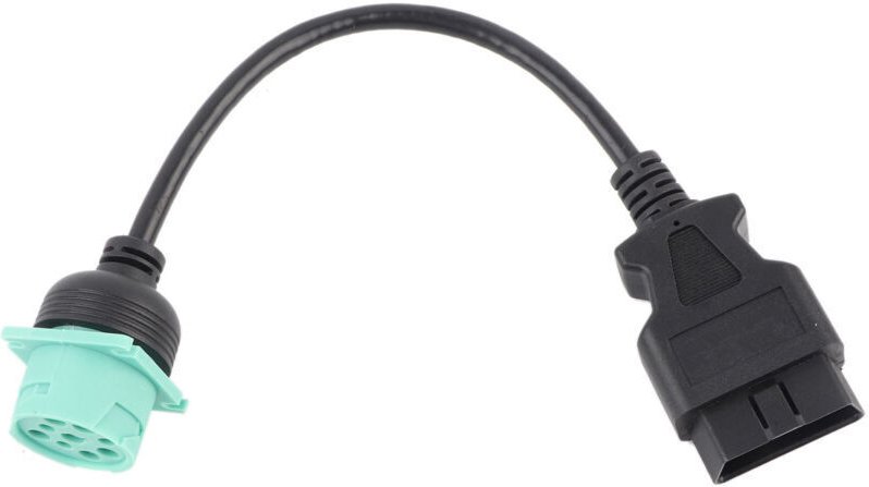 Diagnosekabel, 9-poliges auf 16-poliges OBD2-Diagnosegerät-Adapterkabel für Scanner